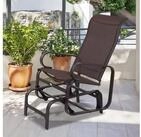 Outsunny Schaukelstuhl Relaxstuhl Gartenschaukel Metall Stuhl f&uuml;r Garten...