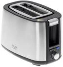 Adler Toaster Adler AD 3214 Toaster Edelstahl mit Br&ouml;tchenaufsatz