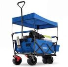 Arebos Bollerwagen faltbarer Handwagen mit Dach &ndash; Transportkarre f&uuml;r Garten &