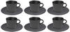 Villeroy & Boch Tasse Manufacture Rock Kaffee Set 150 ml 6er Set, Porzellan