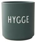 Design Letters Becher Favourite Cup Hygge Dunkelgr&uuml;n, Porzellan