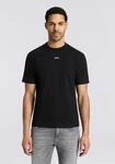 T-Shirt HUGO, Herren, Gr. S, schwarz001, Single Jersey, Obermaterial: 100% Baumwolle,