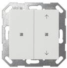 GIRA Feuchtigkeitsmesser Gira KNX Taster Wippe 2f rws unbedruckt/Pfeile 517503