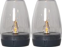 STAR TRADING LED Solarleuchte Solar-Dekoration Tropea, Tageslichtsensor, LED...