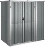 vidaXL Garten-Ger&auml;teschrank 161 x 89 x 161 cm Gartenschrank Metall Ger&auml;tehaus...