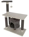 Kerbl Kratzbaum Kerbl Kratzbaum Jade Darklight wei&szlig;/grau, 70x35x96 cm, 84460