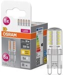Osram LED-Leuchtmittel Star PINLED-Lampe, Klar, G9, 5 St., Warmwei&szlig;