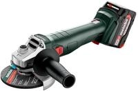 metabo Akku-Winkelschleifer W 18 7-125 Solo metaBOX 165 L
