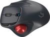 KEYSONIC KSM-6101RF-EGT Wireless ERGO Trackball schwarz ergonomische Maus