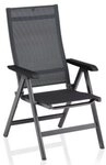 KETTLER Gartenstuhl BASIC PLUS PREMIUM Multipositionssessel anthrazit / Lakritz