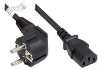 GOOD CONNECTIONS Alcasa P0130-S050 Stromkabel Schwarz 5 m CEE7/7 IEC C13...