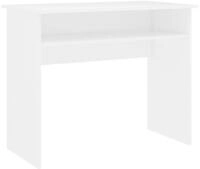 vidaXL Schreibtisch, B&uuml;rotisch Computertisch Wei&szlig; 90x50x74 cm Holzwerkstoff