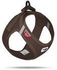 Curli Hunde-Geschirr Curli Vest Geschirr curli Clasp Softshell Braun 3XS