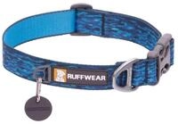 Ruffwear Hunde-Halsband Hundehalsband Flat Out Collar Oceanic Distortion