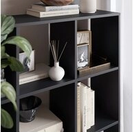 Vicco Raumteiler Nove, Schwarz, 104 x 108 cm, 1-tlg.