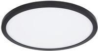 GLOBO LIGHTING LED Deckenleuchte SAPANA, &Oslash; 29,4 cm, 1-flammig, Schwarz, Wei&szlig;,