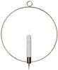 Star Trading LED Wandleuchte Flamme Ring in Gold 0,06W gold / messing