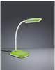 Trio Moderne LED Schreibtischleuchte flexibel in Grün, 36cm hoch mit Touch...