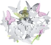 Reality Leuchten Deckenleuchte Butterfly, Deckenlampe in Schmetterlings-Optik,...