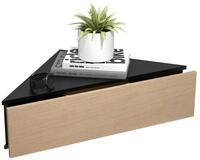 VCM Nachttisch Holz Wandschublade Eckregal Nachttisch Usal S, Pflegeleicht