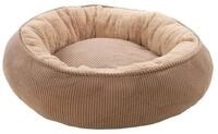 Flamingo Tierbett Katzenbett Colette rund taupe