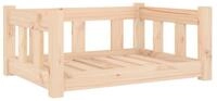 vidaXL Hundekorb 655 x 505 x 28 cm Hundebett 65,5x50,5x28 cm Massivholz Kiefer