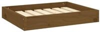 vidaXL Bett Hundebett Honigbraun 61,5x49x9 cm Massivholz Kiefer