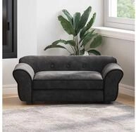 vidaXL Tiersofa vidaXL Hundesofa Schwarz 72x45x30 cm Pl&uuml;sch