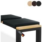 Lycce Bankauflage Bankkissen Klemmkissen Sitzkissen mit 2 Leisten, 40cm Klemmtiefe,