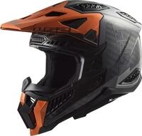 LS2 Motocrosshelm MX703 X-Force Victory Carbon Motocross Helm, Atmungsaktiv