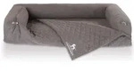 Knuffelwuff Tierbett Hundebett und Sofaschutz Yona, Orthop&auml;disch grau 65 cm x...