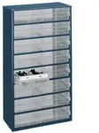 raaco Kleinteilemagazin, Schubladen-Magazin Typ 1216-04 blau