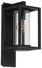 Lucande Au&szlig;en-Wandleuchte Ferda, Metall, Schwarz IP44, 1 x 15 W LED