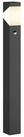 Lucande Au&szlig;en-Stehlampe Kiran, Metall, Schwarz IP44mit Bewegungsmelder, 1 x 40...
