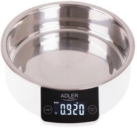 Adler K&uuml;chenwaage Adler AD 3166 K&uuml;chenwaage mit 900 ml Edelstahl-Beh&auml;lter...