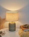 Pauleen Tischleuchte Tender Pearl max20W Beige 230V Stoff/Keramik,...