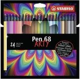 STABILO Filzstift STABILO Filzstifte Pen 68 ARTY Premium 24 St&uuml;ck Kartonetui