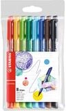 STABILO Faserstift STABILO pointMax Filzstift - 0,8 mm - 8er Set