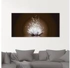 Artland Glasbild Magie der Lotus-Blume, Blumen (1 St)