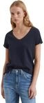 T-Shirt MARC O'POLO DENIM, Damen, Gr. M, blau (marine), Jersey, Obermaterial:...