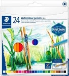 STAEDTLER Aquarellstifte Watercolour Buntstifte, 24 Teile