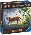 Ravensburger Puzzle 500 Teile Ravensburger Puzzle Wooden Holz Tiger im Dschungel