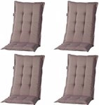 Madison Hochlehnerauflage Panama, (Set, 4 St), f&uuml;r Hochlehner/Klappsessel