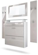 Vladon Garderoben-Set Malea, (Garderobenset bestehend aus 1 H&auml;ngeschuhschrank,...