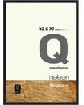 nielsen Bilderrahmen Holz Bilderrahmen Quadrum, (1 St) schwarz 50 x 70 cm