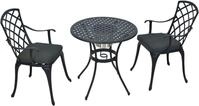 MERXX Garten-Essgruppe &raquo;Rhodos&laquo;, (Set, 5-tlg., Aluminiumguss, Inkl. Auflagen),