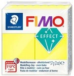 STAEDTLER Bastelnaturmaterial Fimo effect Modelliermasse neon gelb 57 g