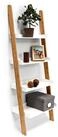 relaxdays Leiterregal BAMBOO, 6-tlg.