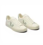VEJA Campo (Leder) weiss/mintgr&uuml;n Sneaker wei&szlig; 44 EU