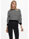 ONLY Rundhalspullover ONLPIUMO L/S PULLOVER KNT schwarz L (40)